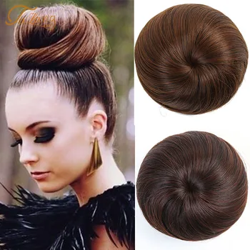 

TALANG Women's extensions are clipped to artificial hair tails, donuts, straight buns, straight wigs, and ponytails