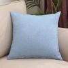 Plain Linen Throw Pillow Cover Home Decorative Pillowcase for Sofa Cafe Modern Solid Color Cushion Cover Square Pillow Case 4