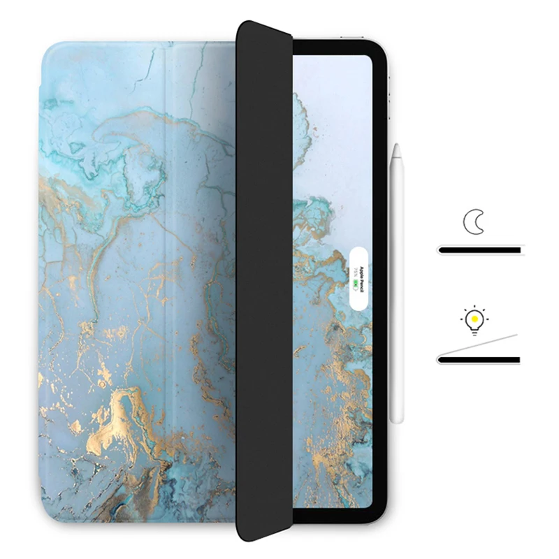 Умный чехол для iPad Pro 11 2020 12 9 магнитный Ультратонкий книжка с подставкой