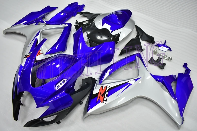 Наборы для тела GSXR 600 2007 кузов GSX R 750 синий белый черный обтекатель 2006 - K6 |