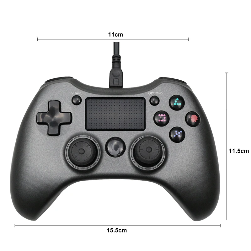 USB проводной геймпад контроллер для PS4 консоль Джойстик контроллер для sony Playstation 4 джойстик для Dualshock4 с кабелем 2,2 м