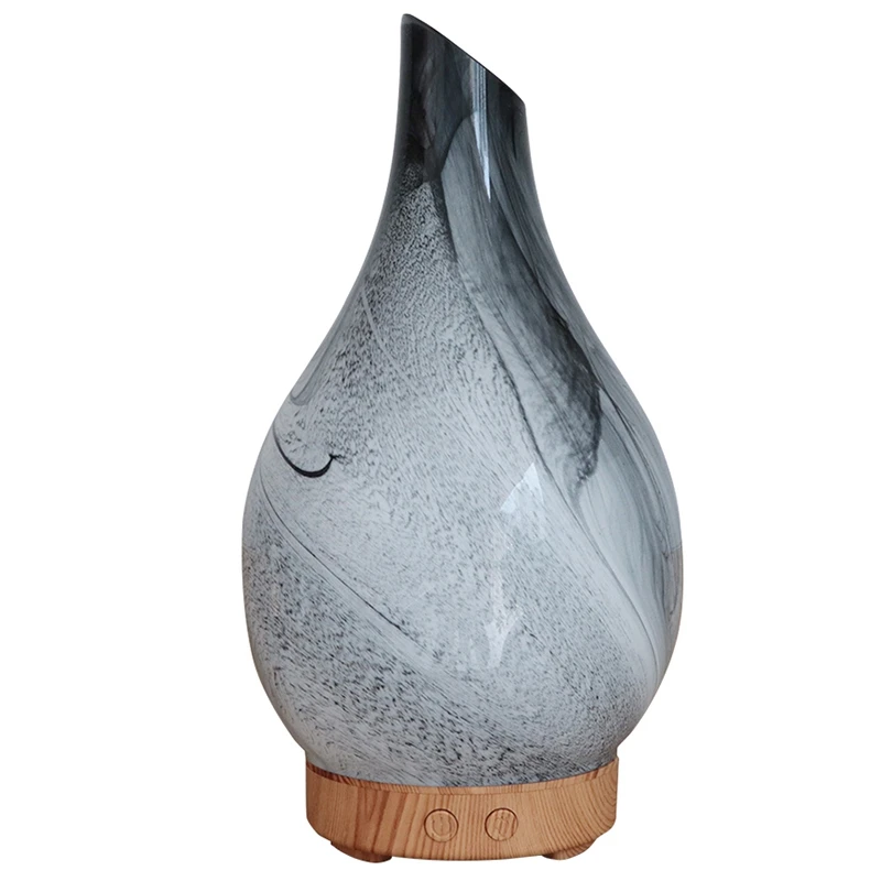 3D Glass Ultrasonic Humidifier Aromatherapy Essential Oil Diffuser Multi-Color Changing Mist Maker Air For Home Uk Pl | Бытовая техника