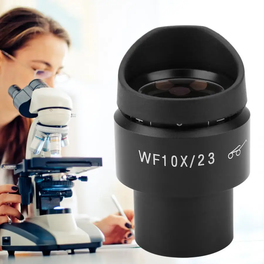 Окуляр микроскопа WF10X/23 окуляр с широкоугольным объективом 30 мм регулируемый