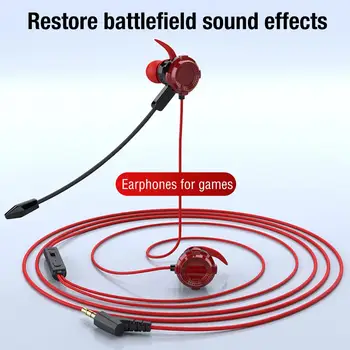 

Universal 7.1 Stereo Earphone Headphone 3.5mm With Microphone Wired Control Sports In-ear Gaming Headset For Samsung Xiaomi PS4