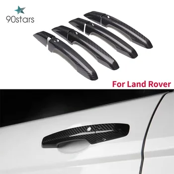 

Carbon Fiber Door Handle Cover Trim For Land Rover Freelander Discovery 4/5 Velar Evoque RandeRover Sport Vogue JLD XE XF F-PACE