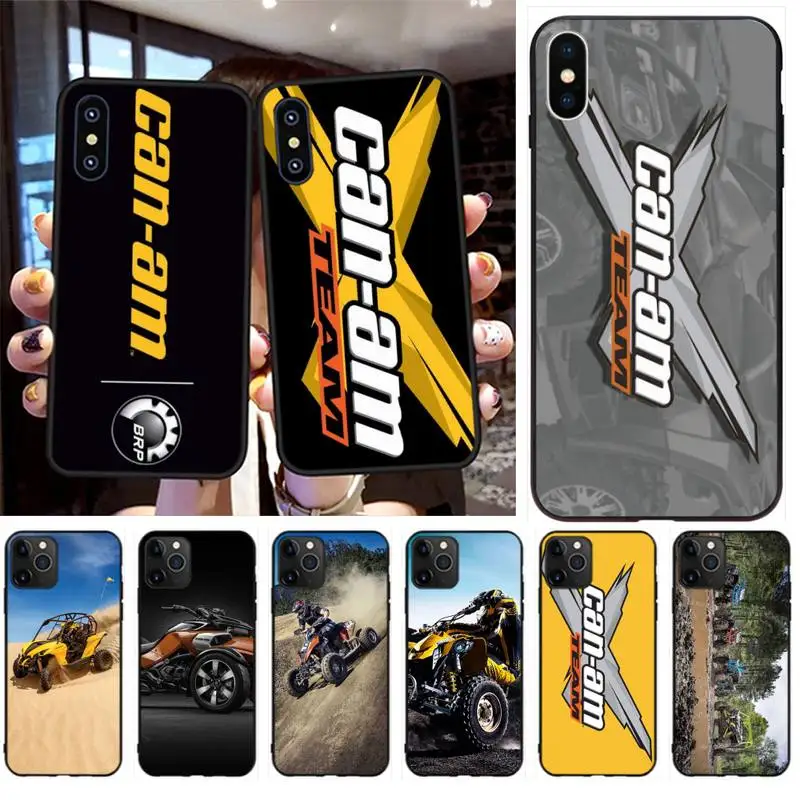 HPCHCJHM Can Am Can-am Team Black TPU Soft Phone Case Cover for iPhone 11 pro XS MAX 8 7 6 6S Plus X 5S SE XR case | Мобильные