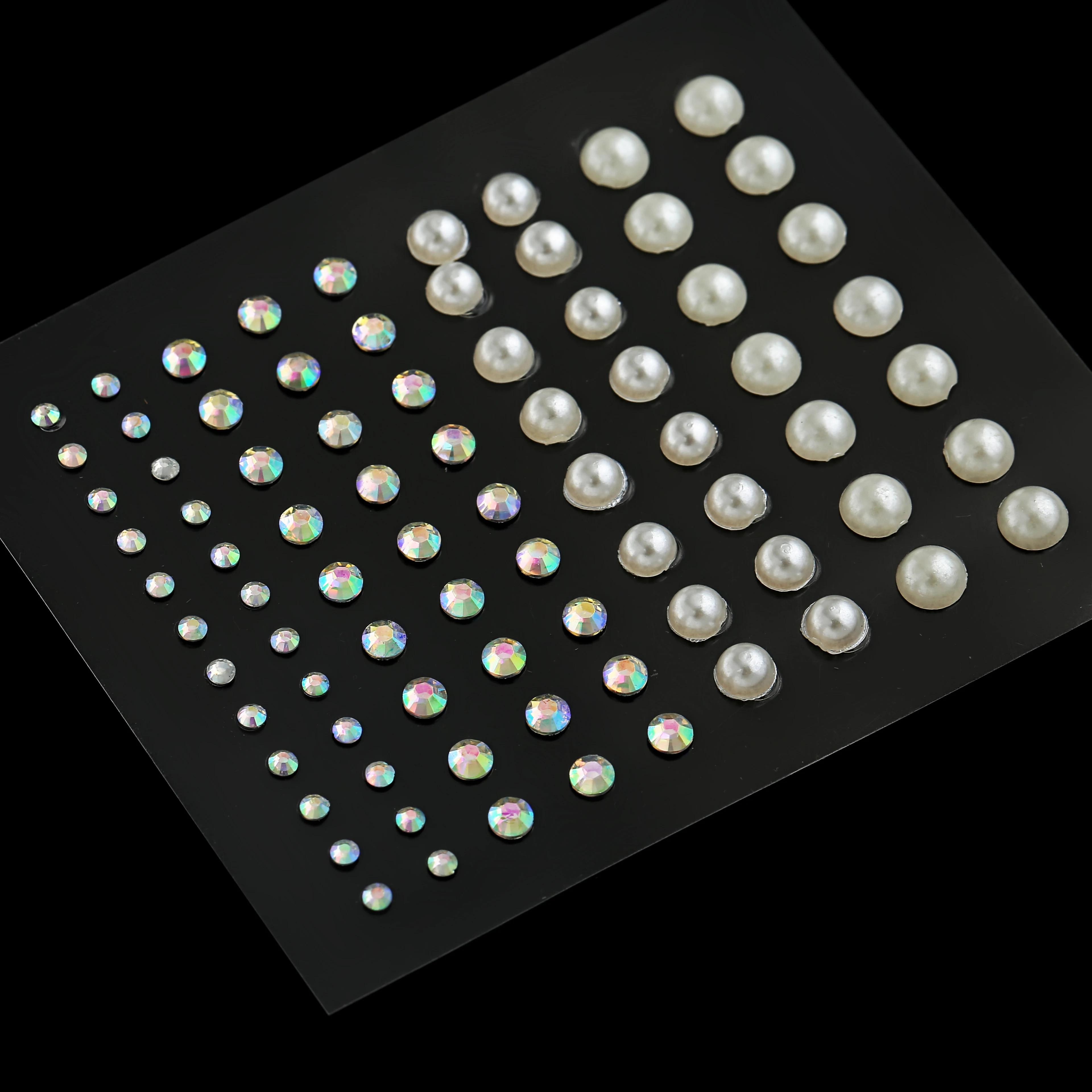 Fashion Women Tattoo Diamond Makeup Eyeliner Eyeshadow Face Sticker Jewel Eyes Makeup Crystal Eyes Sticker