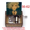 newest design anime howl's moving castle music theme Merry go round of life howl Sophie music box girls toy new year gift ► Photo 3/6