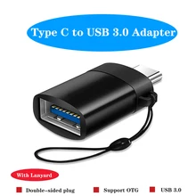 Adaptador OTG USB C tipo C a USB 3,0, Adaptador tipo C, Cable OTG para Macbook pro Air, Samsung, Huawei, Xiaomi Oneplus 7, USB OTG