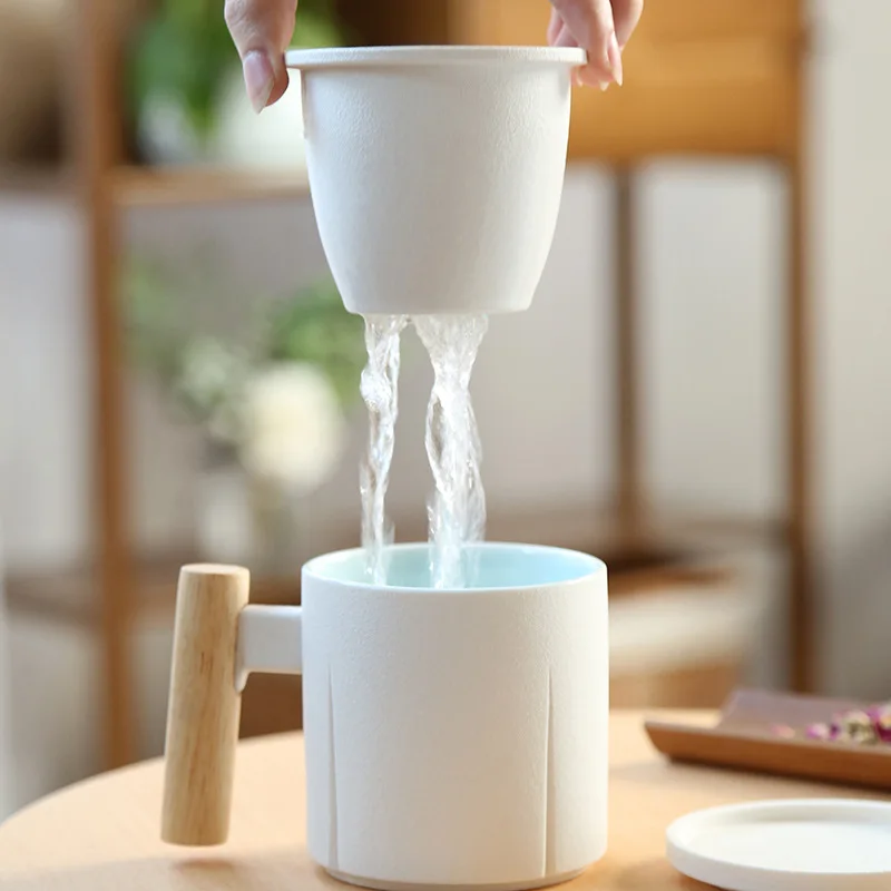 JIA-GUI LUO  350ML Ceramic  mugs coffee cups Tea Mugs  cute coffee mugs and cups  tea cup  tea cup with infuser I044