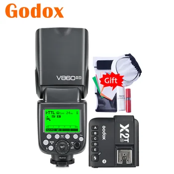 

Godox V860II-S 2.4G TTL HSS Camera Flash Speedlite X2T-S Bluetooth Transmitter for Sony A7RII A7R A7RIII A6000 A6500 A7II A9 A7