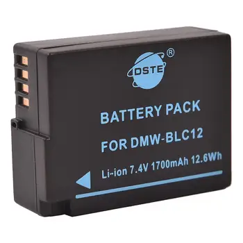 

DSTE DMW-BLC12 Camera Battery for Panasonic DC-G90 DC-G95 DMC-G6 DMC-G7 FZ2000 FZ2500 FZ1000 GX8 G85 V-LUX4