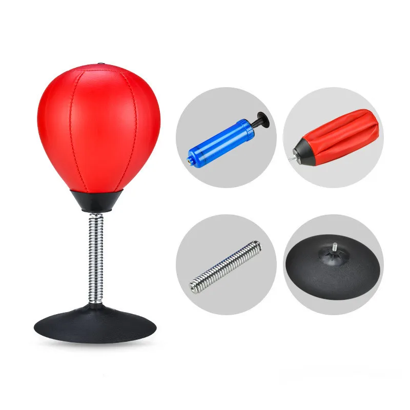 

Boxing Sports Punching Ball Desktop Speed Ball Vertical Vent Ball Decompression Ball Professional Child Tumbler Boxing Training