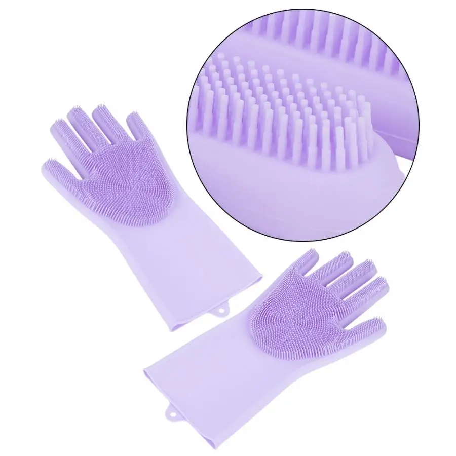 2 шт многофункциональные силиконовые перчатки для шерсти домашних животных, собак, кошек, для ухода и чистки, массажные мягкие перчатки для ванны
