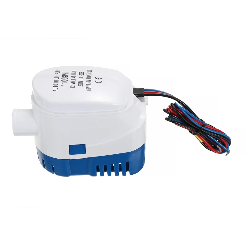 

1pc 12V 3.8A 1100GPH Automatic Submersible Bilge Water Pump Fully Auto Float Switch For Aquarium Swimming Pool Tool Accessories
