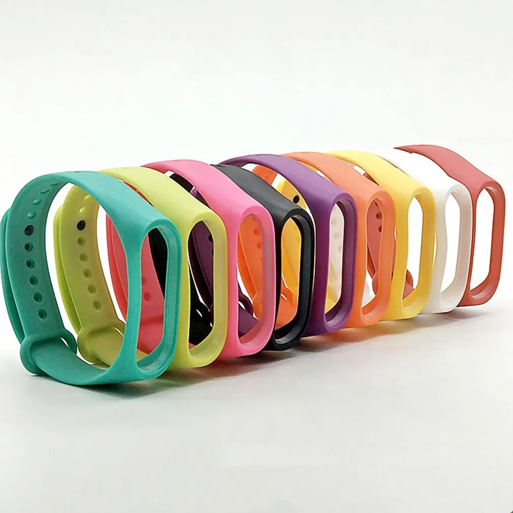 Сменный ремешок для mi Band 3 силиконовый спортивный многоцветный умный Браслет llet