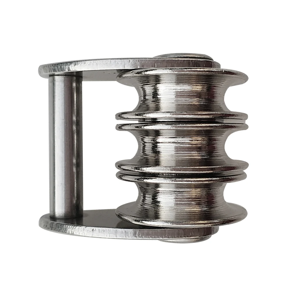 316 Stainless Steel Windsurfing Sail Tack Triple Pulley Hardware Accessories for 4mm-5mm Rope