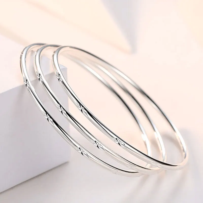 

999 Sterling Silver Bracelet Women's Non-mainstream Bracelet Student Network Red Versatile Fine Silver MORI Series Pure Silver f
