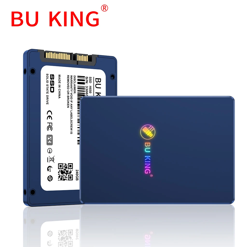 BU KING Sata3 Ssd 60GB 128GB 240GB 120GB 256GB 480GB 500gb 1TB 2TB Hdd 2.5 Hard Disk Disc 2.5 " Internal Solid State Drive ssd internal hard drive