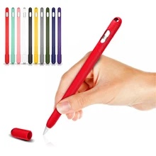 Силиконовый чехол Комплект держатель с длинными и короткими рукавами и защитный наконечник Обложка для Apple Pencil 1st поколения Фирменная Новинка и высокое качество