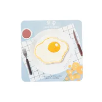Buy Embroidery Morning Breakfast Food Egg Bread Patches For Clothing Iron on Patch with Hot Melt Glue on The Back Online - Image 6