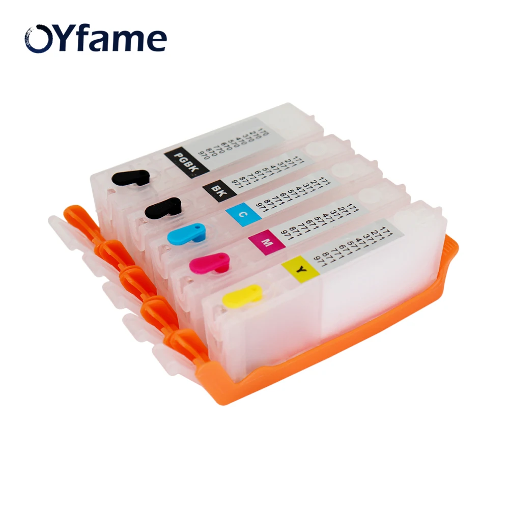 OYfame 5 видов цветов 470 картридж для Canon 471 PGI CLI многоразовый принтера MG5740 MG6840 TS5040