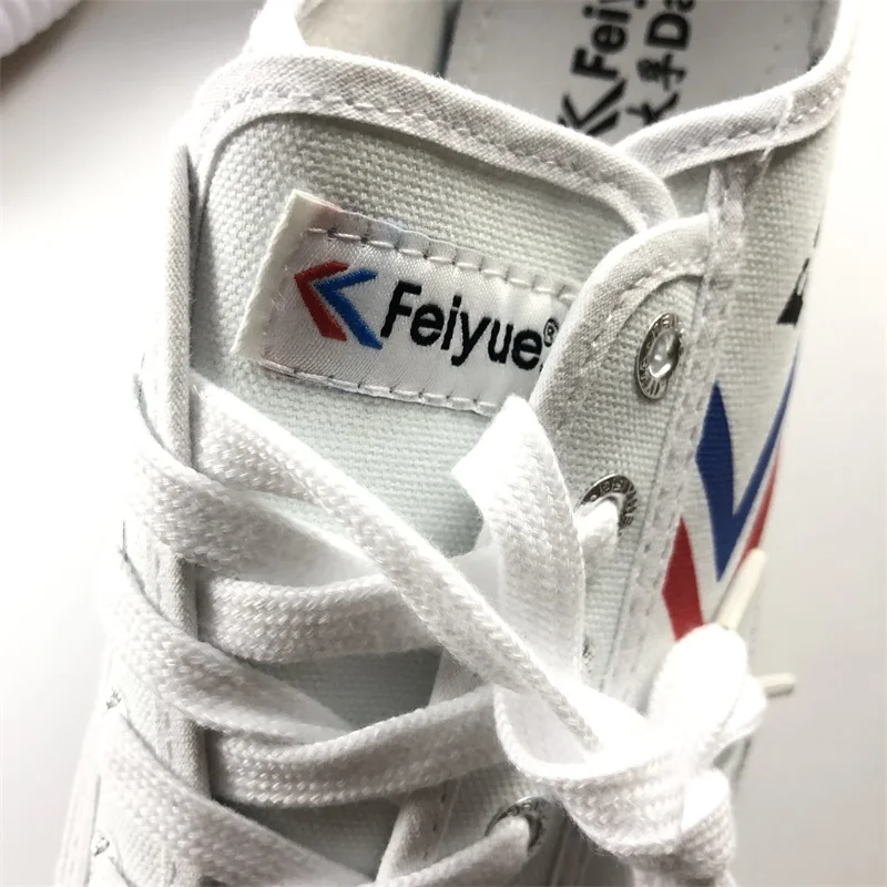 Китайская FEIYUE обувь для кунг-фу, Классическая обувь для боевых искусств, Таи Чи, каратэ, Тканевая обувь для детей, мужские удобные дышащие кроссовки для бега