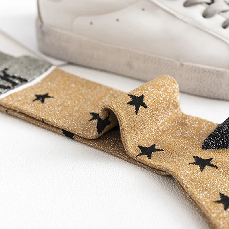 Harajuku Letter Print Breathable Elastic Ankle Socks Autumn Winter Women Men Funny Warm Socks