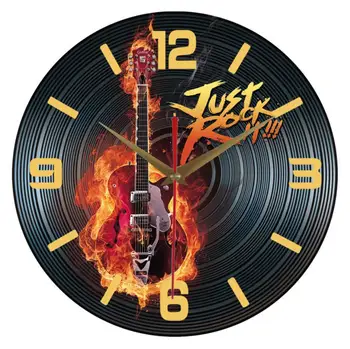 

Nostalgia Vinyl Records Wall Clock Individual Design Creative Living Room Decoration Quartz Wall Clock Dining Room Watch G043