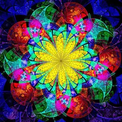 Fuyun 5D DIY Алмазная картина полностью круглое сверло крестиком красочная Мандала Алмазная мозаика горный хрусталь вышитая картина цветок