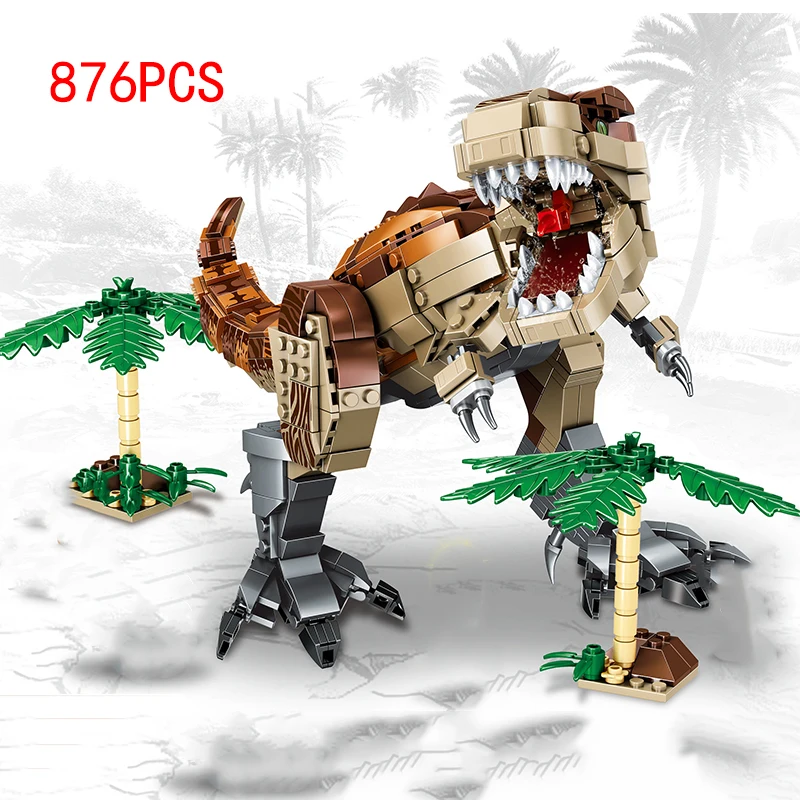 New MOC 2250PCS Jurassic Dino World Brachiosaurus Building Kits