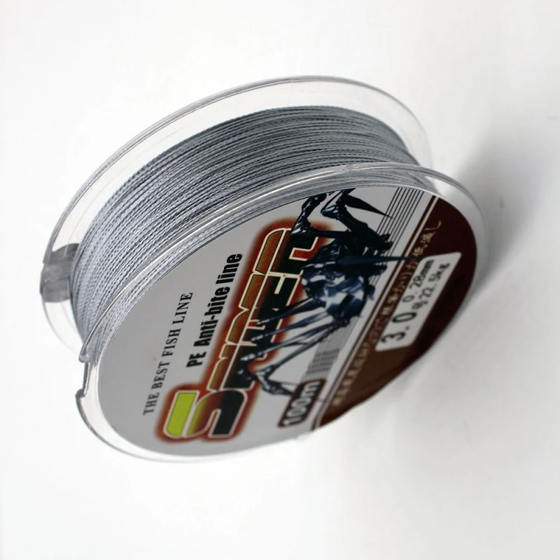 

100m Braided Fishing Wire PE Line Multifilament Anti-bite Fishing Leader Line Wear-resistant Fishing Rope Outdoor Fishing //