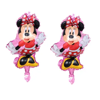 

100pcs foil balloons minnie mini size balloons for birthday balloons baby toy party decoration