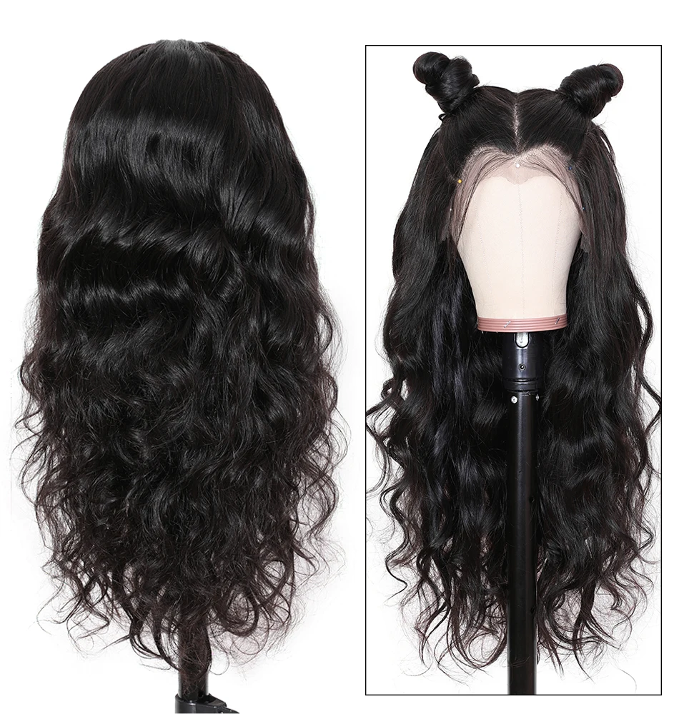 

ACE Hair Lace Front Human Hair Wig Remy Brazilian Body Wave Lace Front Wig 13x4/6 Long Swiss Lace Wigs For Women 26inch