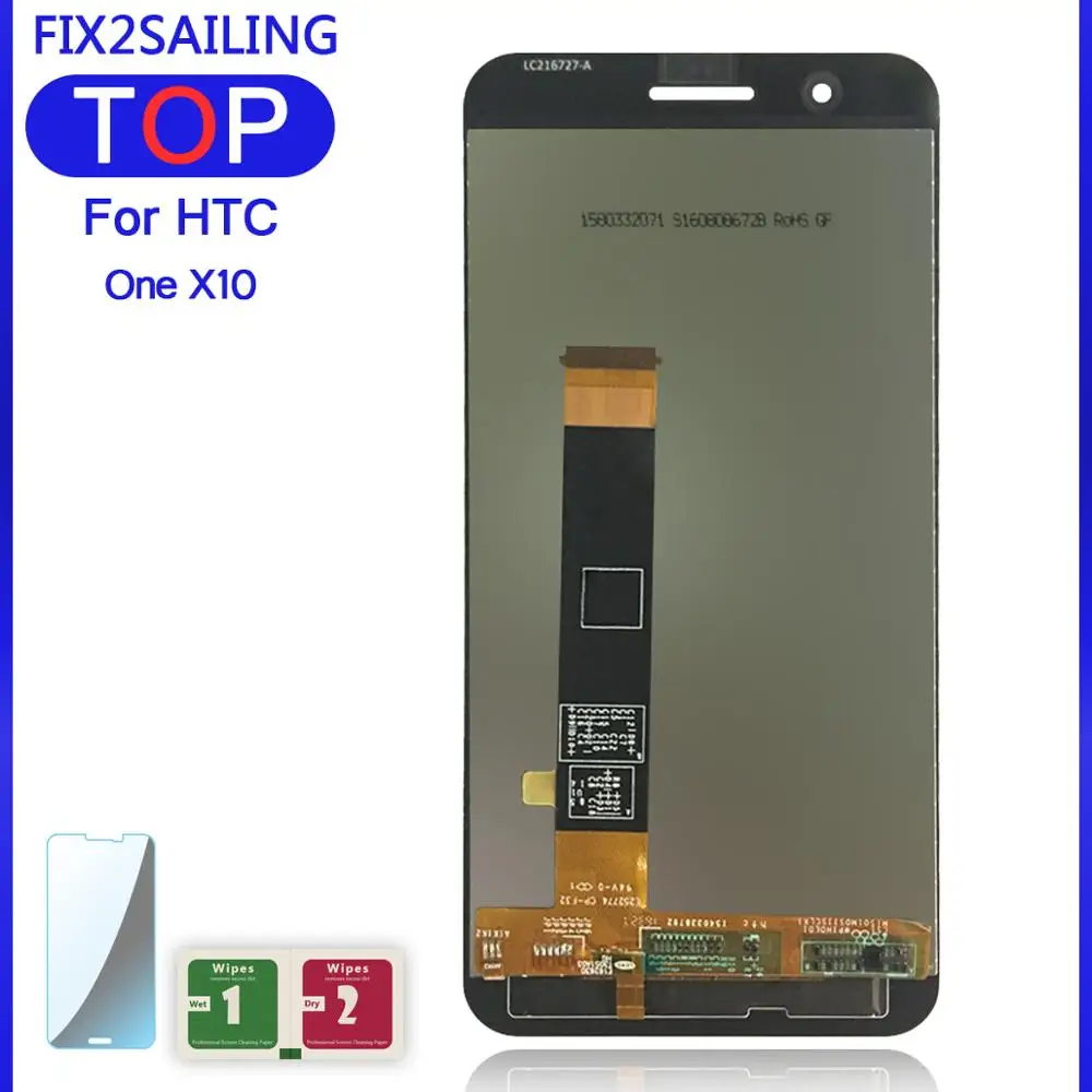

No Dead Pixels 5.5'' IPS Display For HTC One X10 LCD Display Touch Screen Digitizer Assembly Replacement