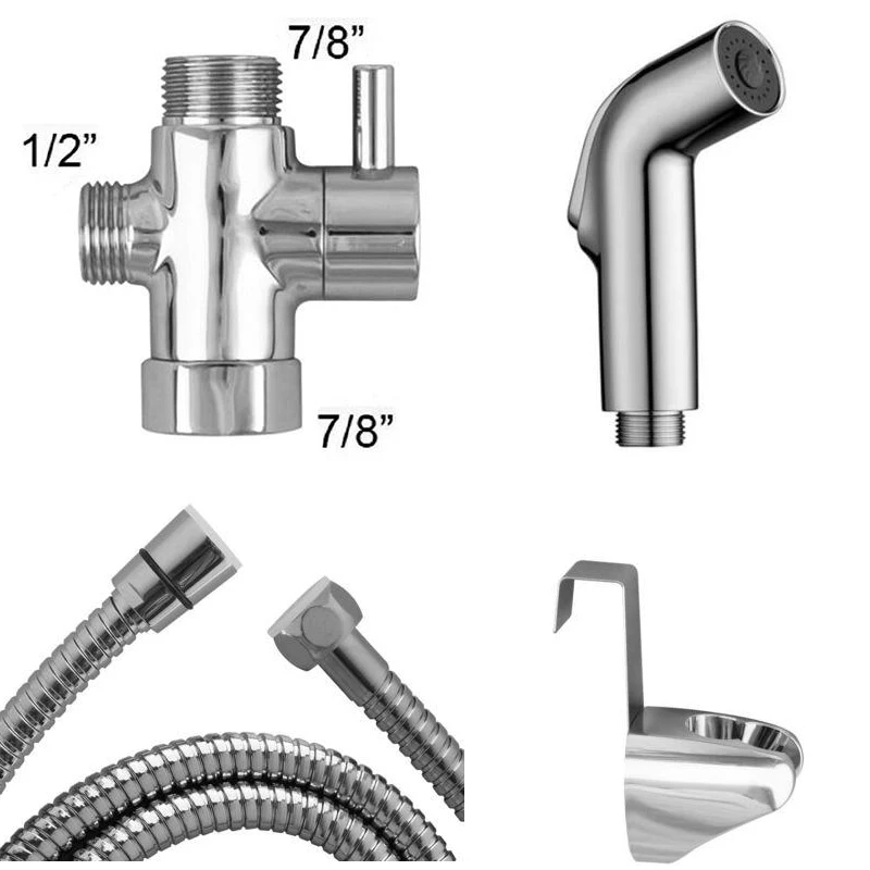 Ручной биде туалет спрей Санузел распылитель для омывателя набор шлангов W/3-Way Joint
