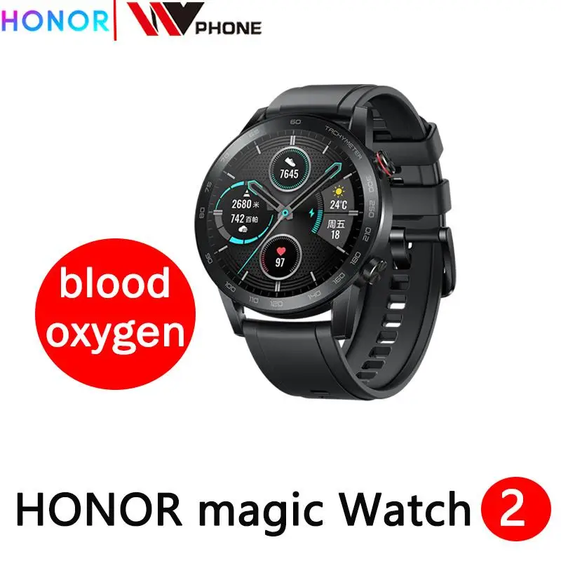 Honor magic Watch 2 magic 2 Смарт-часы датчик кислорода в крови spo2 телефонный Звонок трекер сердечного ритма для Android iOS