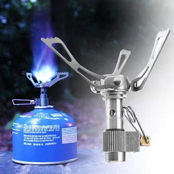 

Gas Stove Convenient Durable Aluminum Alloy 2400W Outdoor Travel Survival Gas Burner Portable Barbeque Folding Cooker