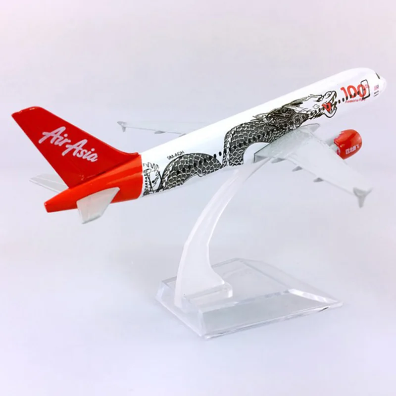 1:400 коллекция весов 16 см Airbus A320 200 модель Air Asia airline dragon parten сплав самолет дисплей