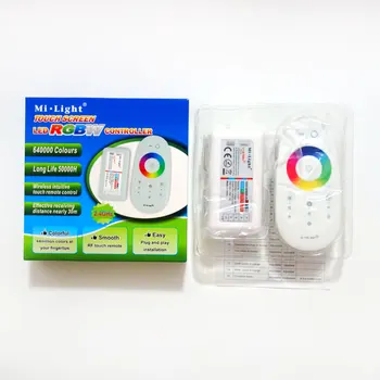 

Milight 2.4GHz 4-Zone RGB RGBW LED Strip Controller 4 Zone Touch RF RGB RGBW Remote for 5050 3528 2835 5630 light