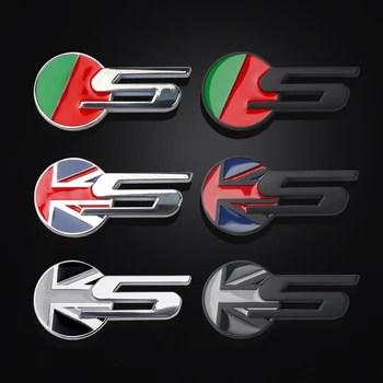 

3D Car styling Metal letter S UK Flag sticker Emblem Creative Badge decoration For Jaguar S-Type XF XE F-TYPE F-PACE XJL X-Type