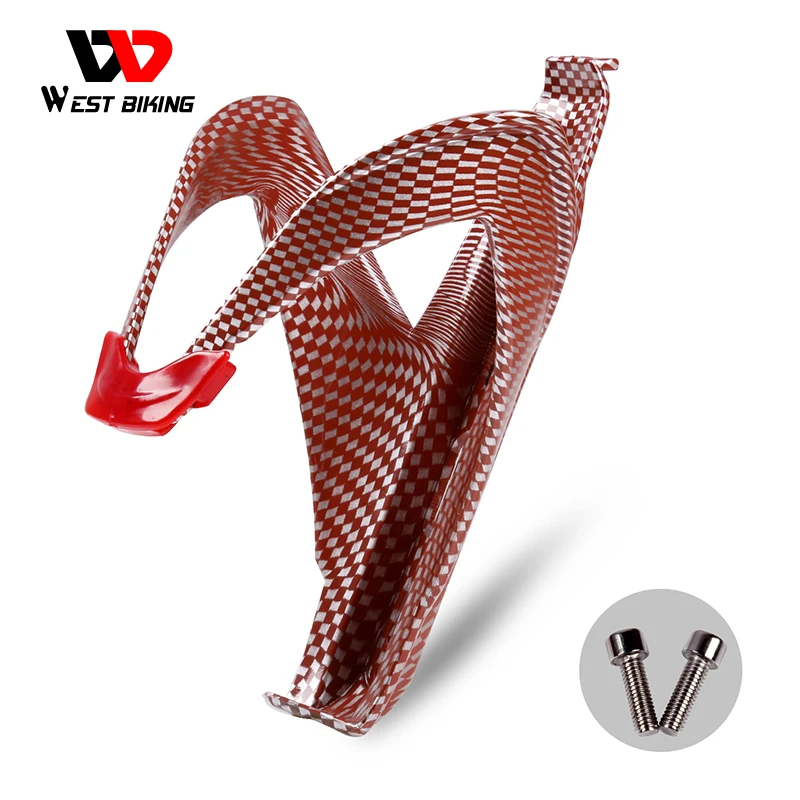 WEST BIKING Vintage Bicycle Bottle Holder ABS Carbon Fiber Lightweight 31G Bottle Cage Cycling MTB Road Bike Carbon Cage