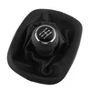 Black 5-Speed Shifts Knob Gear Boot Cover for Volkswagens PASSATs B5 ► Photo 3/6