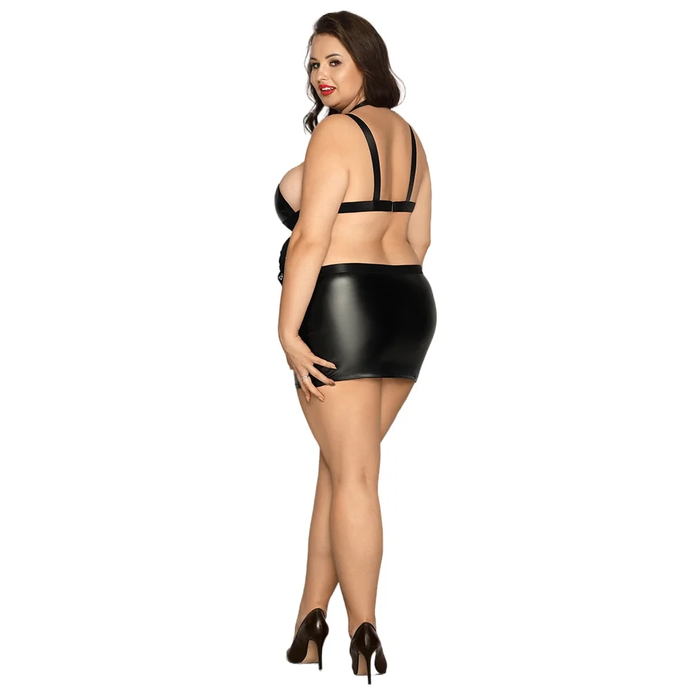 Exotic Chubby Models - Leather Exotic Dresses Large Size Lingere Set Erotic Fat Girl Sexy Lingerie Erotic  Plump Girl Porno Dress Sexy Costumes For Sex - Exotic Dresses - AliExpress