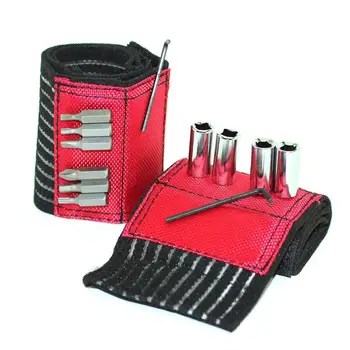 

Strong Wrist Support Magnetic Wristband Pocket Wrist Support Tool Bag Hand Bracelet Screws Drill Holder Holding