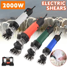 

220V 2000W Sheep Hair Clipping Electric Machine Aluminum Alloy Shell Handhold Animal Shearing Farm Wool Cut Machine 6 Speed