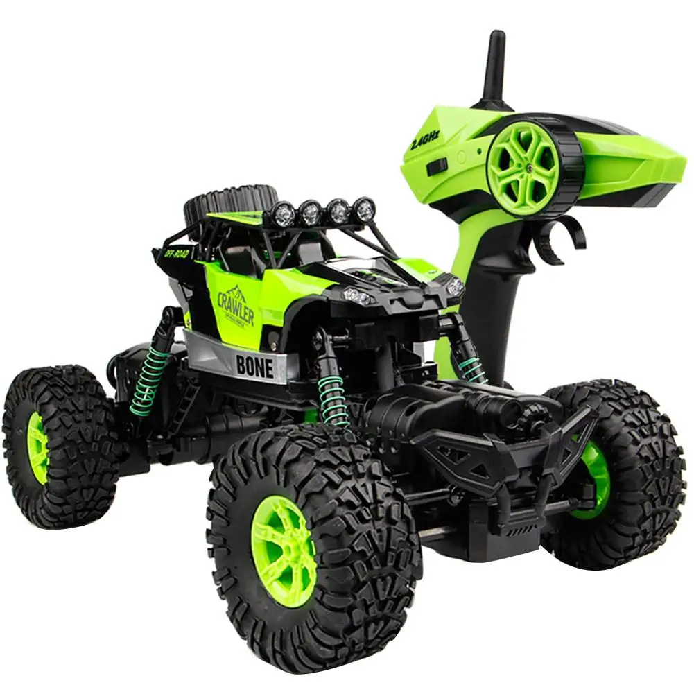 2,4 GHz 4WD RC автомобиль Рок Гусеничный водонепроницаемый альпинист внедорожник светильник игрушка