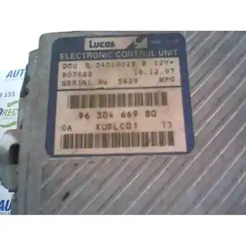 

9630466980 SWITCHBOARD ENGINE UCE PEUGEOT 406 SALOON (S1/S2)
