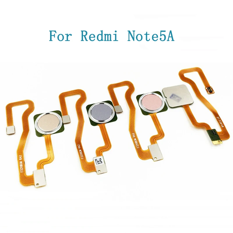 50pcs/lot For Xiaomi Redmi Note5A Finger Print Flex Cable Prime FPC Fingerprint Touch ID Sensor Accessories Replacement | Обустройство