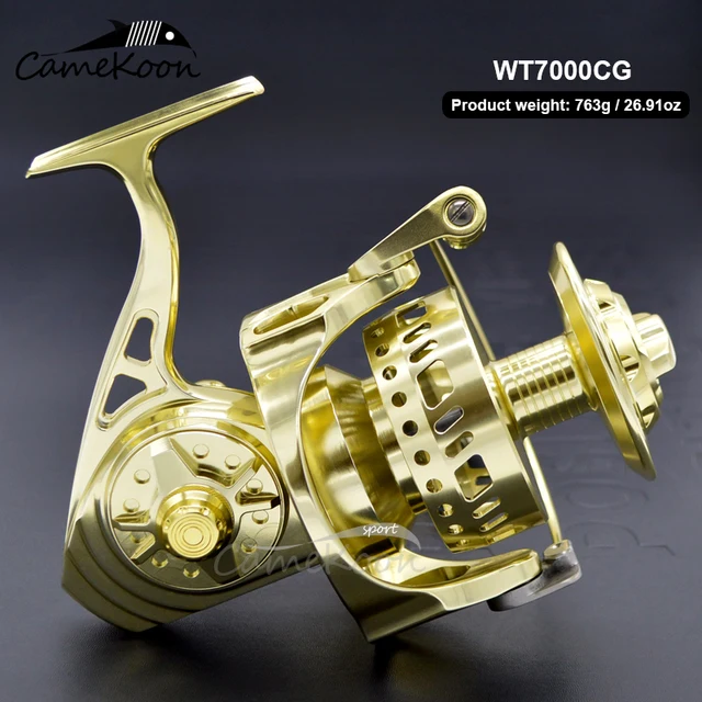 Camekoon Saltwater Casting Fishing Spinning Reels 5.1:1/5.5:1/4.3:1 Gear  Ratio 12/13 Bearings Super Smooth Jigging Offshore Coil - Fishing Reels -  AliExpress